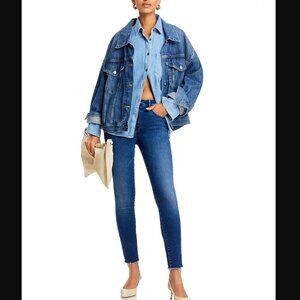 MOTHER The Looker Ankle Fray Girl Crush Sz. 30